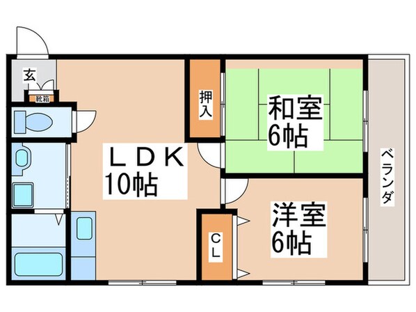 信光プラザの物件間取画像